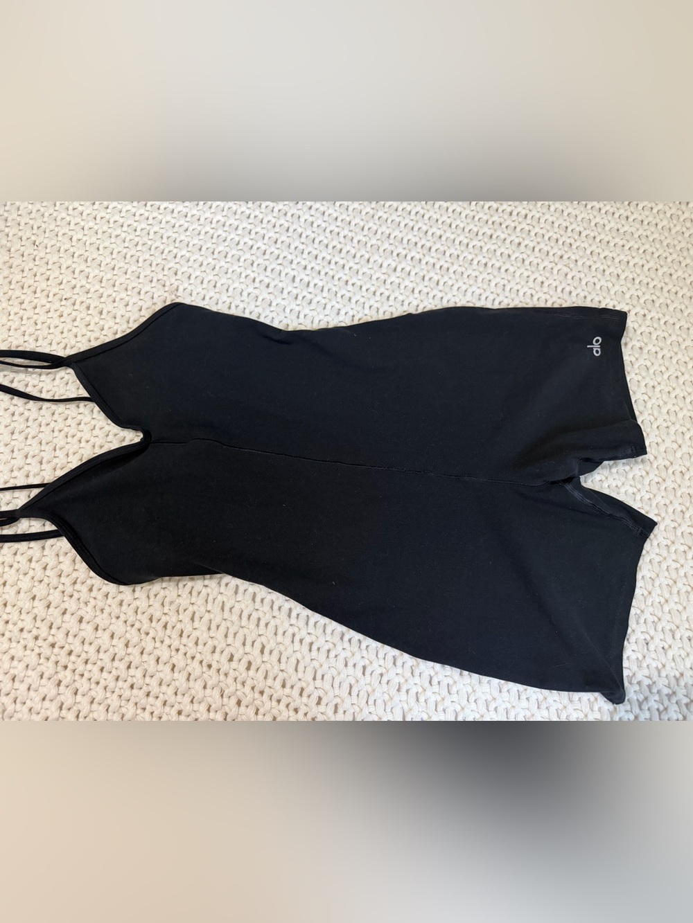 ALO Yoga Black Strappy One-Piece